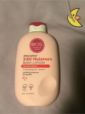 eos Jasmine Peach 24H Moisture Body Lotion - Light Pink
